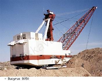 Драглайны экскаваторы Bucyrus 8050