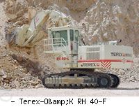 Карьерные экскаваторы гидравлические Terex-O&K RH 40-F