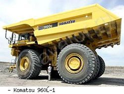 Карьерные самосвалы внедорожные Komatsu 960Е-1
