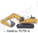 Карьерные экскаваторы гидравлические Komatsu PC750-6 обратная лопата