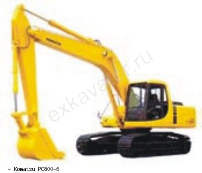 Карьерные экскаваторы гидравлические Komatsu PC800-6