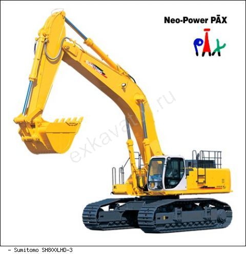 Карьерные экскаваторы гидравлические Sumitomo SH800LHD-3