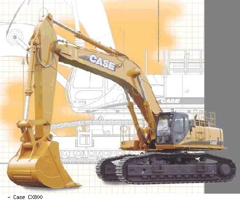 Карьерные экскаваторы гидравлические Case CX800