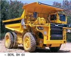Карьерные самосвалы внедорожные BEML BH60