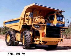 Карьерные самосвалы внедорожные BEML BH70
