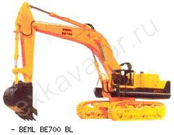 Карьерные экскаваторы гидравлические BEML BE700-BL