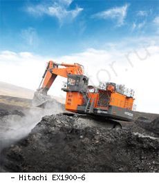 Карьерные экскаваторы гидравлические Hitachi EX1900-6