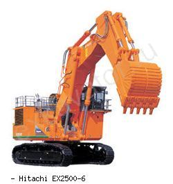 Карьерные экскаваторы гидравлические Hitachi EX2500-6