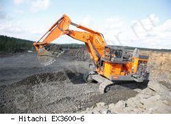 Карьерные экскаваторы гидравлические Hitachi EX3600-6
