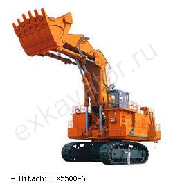 Карьерные экскаваторы гидравлические Hitachi EX5500-6