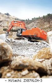 Карьерные экскаваторы гидравлические Hitachi ZX870LCH-3