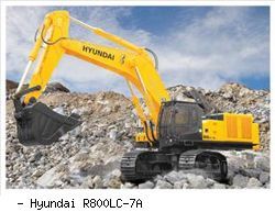 Карьерные экскаваторы гидравлические Hyundai R800LC-7A