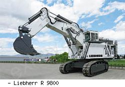 Карьерные экскаваторы гидравлические Liebherr R 9800