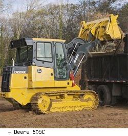 Карьерные погрузчики гусеничные John Deere 605C
