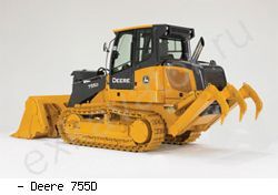 Карьерные погрузчики гусеничные John Deere 755D