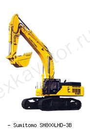 Карьерные экскаваторы гидравлические Sumitomo SH800LHD-3B