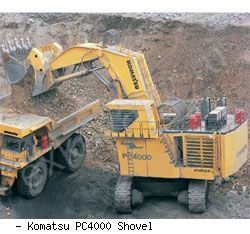 Карьерные экскаваторы гидравлические Komatsu PC4000 Shovel