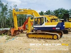Гусеничные экскаваторы Komatsu PC200LC-5