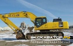 Гусеничные экскаваторы Komatsu PC400LC-7E0