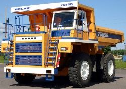 Карьерные самосвалы внедорожные БелАЗ 7555F