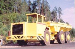 Подземные самосвалы МоАЗ 7508