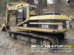 Гусеничные экскаваторы Caterpillar 320B LC