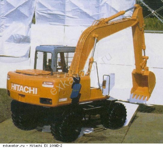 Колесные экскаваторы Hitachi EX100WD-2