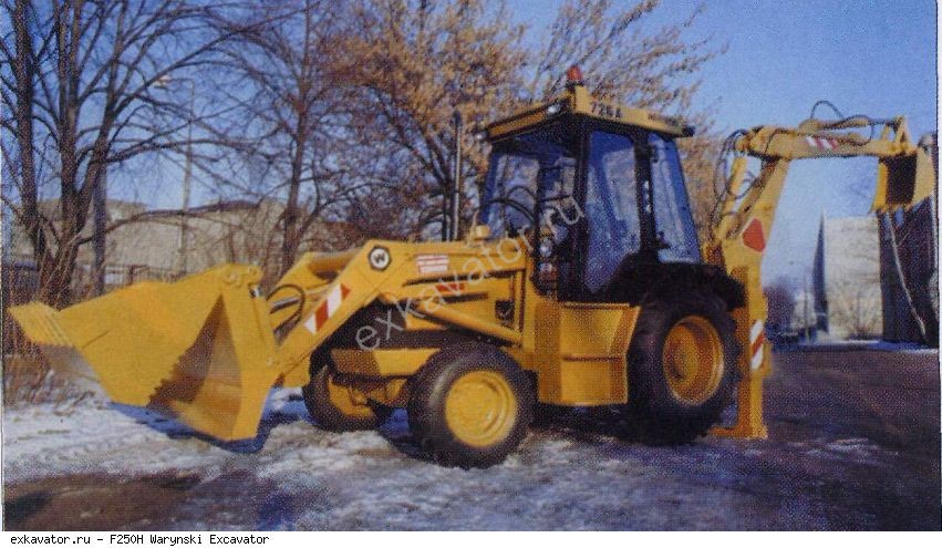 Экскаваторы-погрузчики Warynski Excavator 726