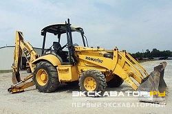 Экскаваторы-погрузчики Komatsu WB140