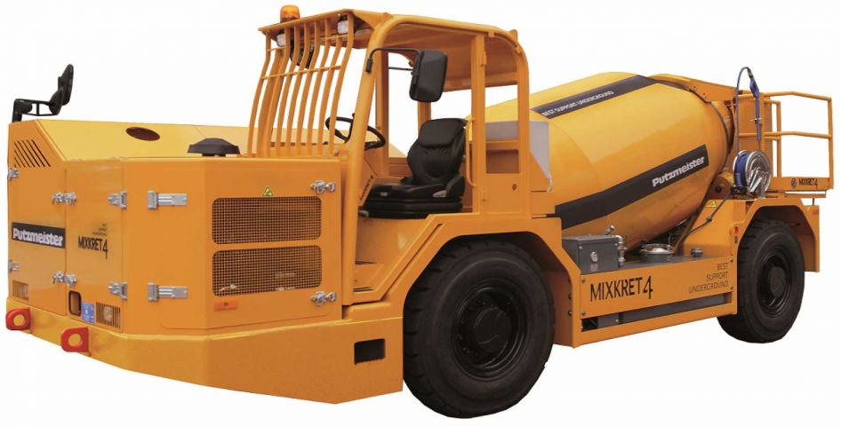 Вспомогательная горно-шахтная техника Putzmeister Mixkret-4