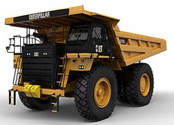 Карьерные самосвалы внедорожные Caterpillar 777E