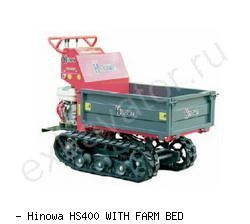 Думперы, мини-самосвалы Hinowa HS400 WITH FARM BED