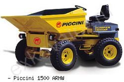 Думперы, мини-самосвалы Piccini 1500 ARHW