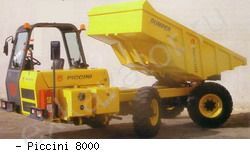 Думперы, мини-самосвалы Piccini 8000