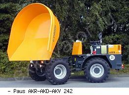 Думперы, мини-самосвалы Paus AKR-AKD-AKV 242