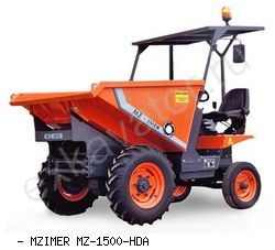 Думперы, мини-самосвалы MZIMER MZ-1500-HDA