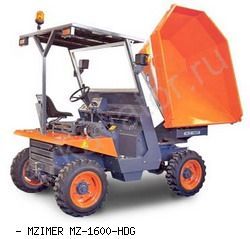 Думперы, мини-самосвалы MZIMER MZ-1600-HDG