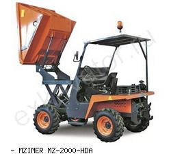 Думперы, мини-самосвалы MZIMER MZ-2000-HDA