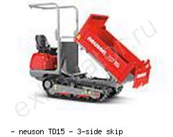 Думперы, мини-самосвалы Wacker Neuson TD15 3-side skip