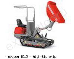 Думперы, мини-самосвалы Wacker Neuson TD15 high-tip skip