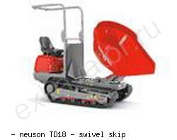 Думперы, мини-самосвалы Wacker Neuson TD18 swivel skip