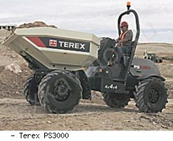 Думперы, мини-самосвалы Terex PS3000