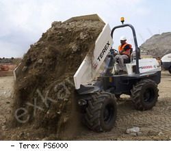 Думперы, мини-самосвалы Terex PS6000