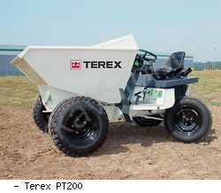 Думперы, мини-самосвалы Terex PT200