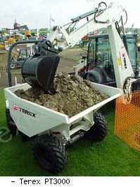 Думперы, мини-самосвалы Terex PT3000