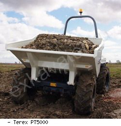 Думперы, мини-самосвалы Terex PT5000