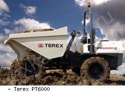 Думперы, мини-самосвалы Terex PT6000