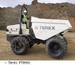Думперы, мини-самосвалы Terex PT9000