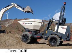 Думперы, мини-самосвалы Terex TA2SE