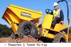 Думперы, мини-самосвалы Thwaites 1 Tonne Hi-tip
